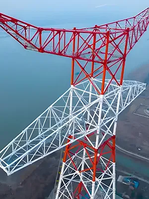 Tubular Steel Power Transmission Tower