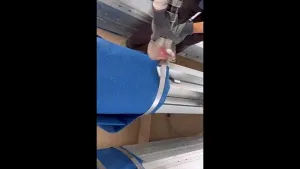 Embalaje de componentes de torres de acero con flejes de acero