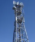 Torre de comunicación angular de acero de 4 patas