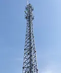 Torre de comunicación tubular de acero de 4 patas