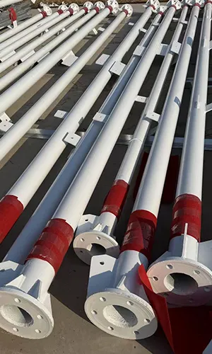 Torre de comunicación tubular de acero de 4 patas