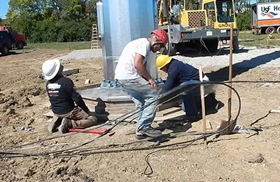 Torre de comunicación monopolo de 40m