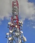 Torre de comunicación por microondas