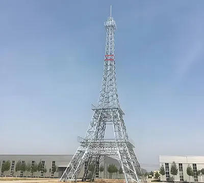 Torre de transmisión de televisión de estructura híbrida