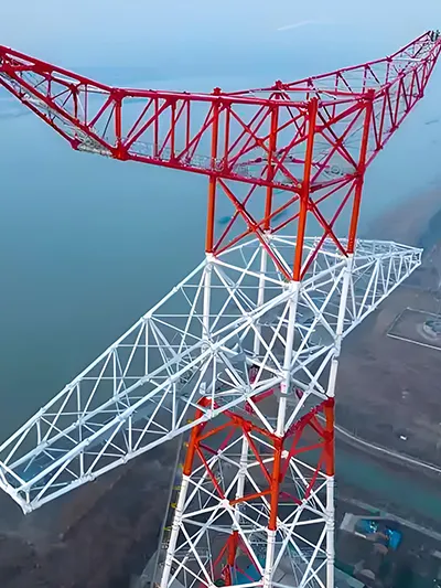 Tubular Steel Power Transmission Tower