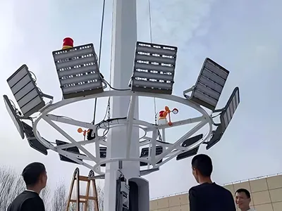 Torre de iluminación monopolar